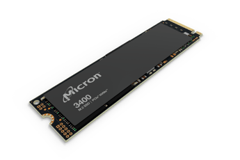 Micron 3400 NVMe M.2 Angled Labeled