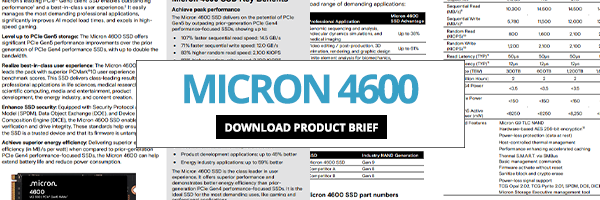 Micron 4600 Product Brief